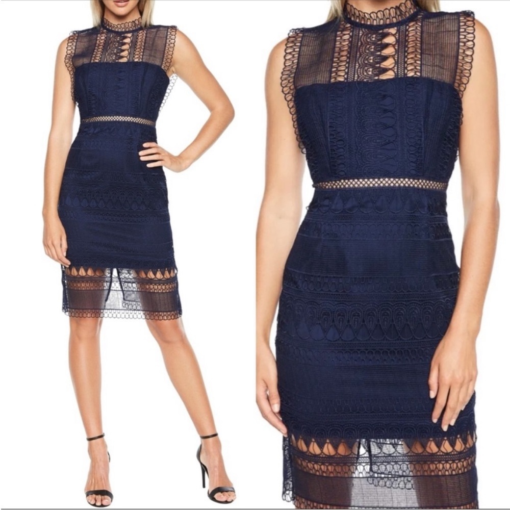 Bardot Mariana Lace Sheath Dress